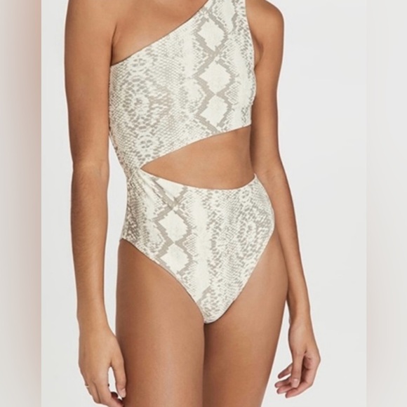 BeachRiot Celine Swimsuit In Snakeskin SzM - Picture 5 of 6